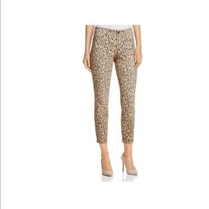 NYDJ Alina ankle cheetah print skinny jeans